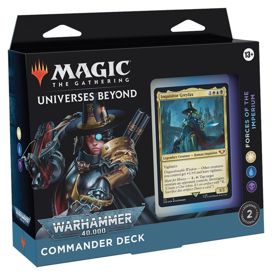 Universes Beyond: Warhammer 40,000 – Forces of the Imperium Commander Deck